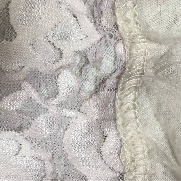 Maurices off white cami w/lace detail & adj straps - Picture 5 of 5